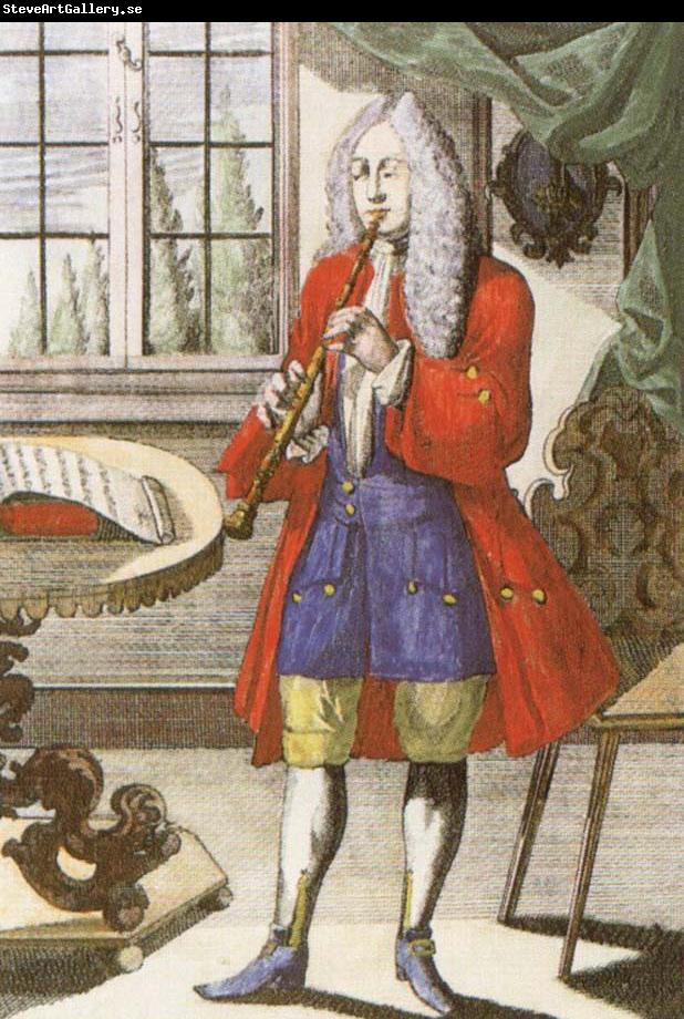 john banister an early 18th century oboe as depicted by johann weigel.